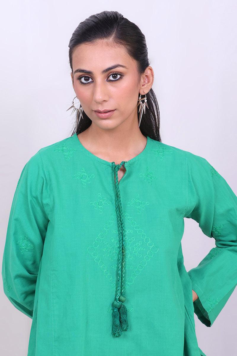 Generation - Klaeidoscope Kurti - Green - Studio by TCS