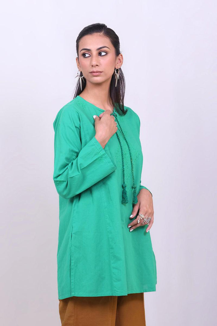 Generation - Klaeidoscope Kurti - Green - Studio by TCS
