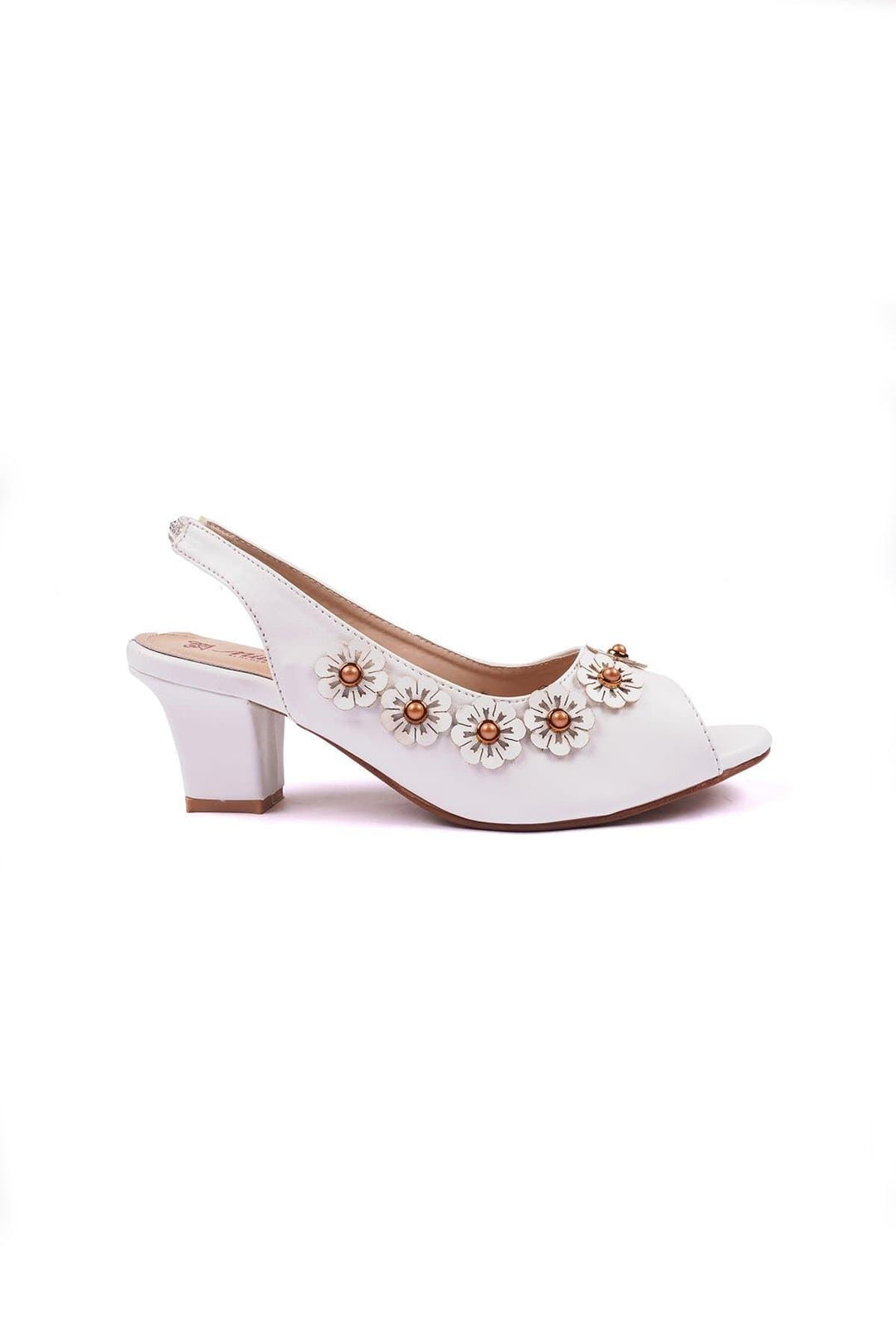 Milli Shoes - White Sandals - 3304