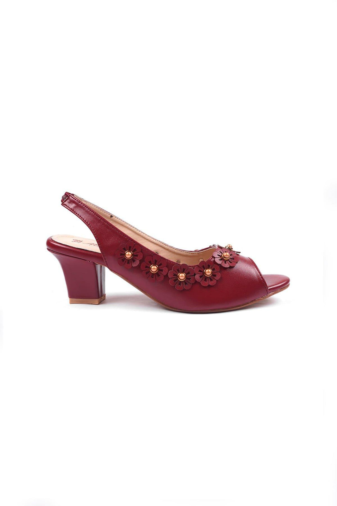 Milli Shoes - Maroon Sandals - 3304