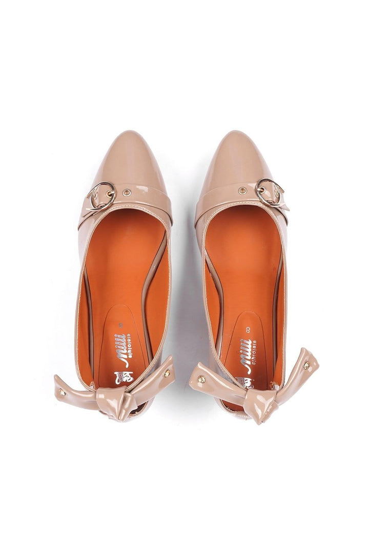 Milli Shoes - Nude Heels - 7830