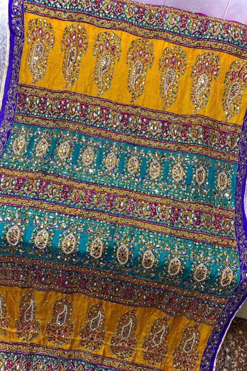 Design by Amina - Multicolored Luxury Dupatta - 4 - Studio by TCS