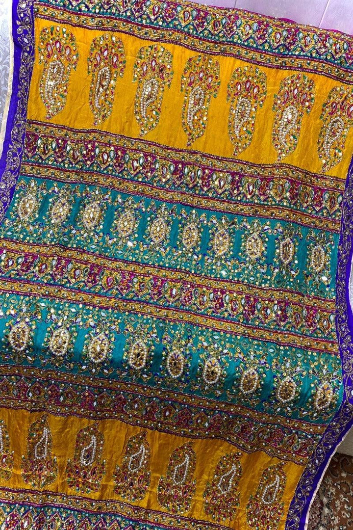 Design by Amina - Multicolored Luxury Dupatta - 4 - Studio by TCS