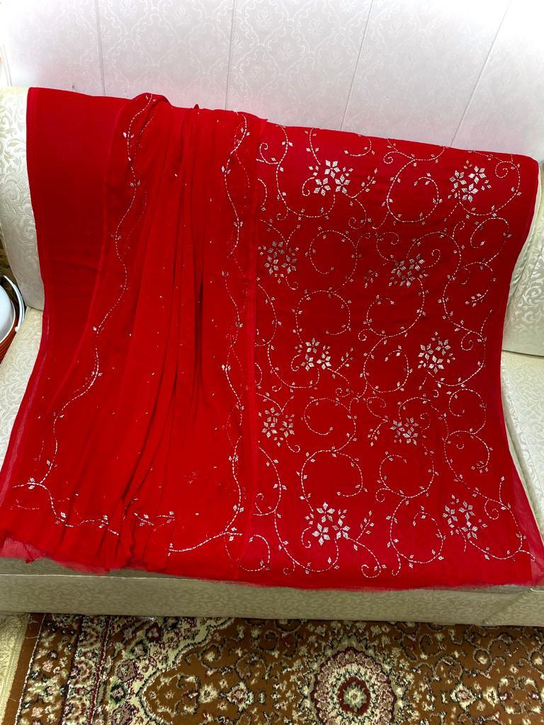 Design by Amina - Hand crafted Mukesh work - 2 pc - 3 - Studio by TCS