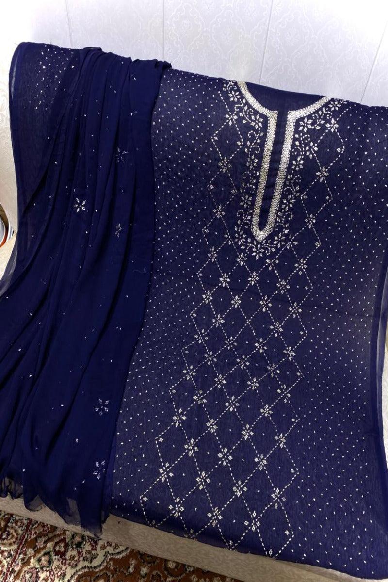 Design by Amina - Hand crafted Mukesh work - 2 Piece - 20 - Studio by TCS