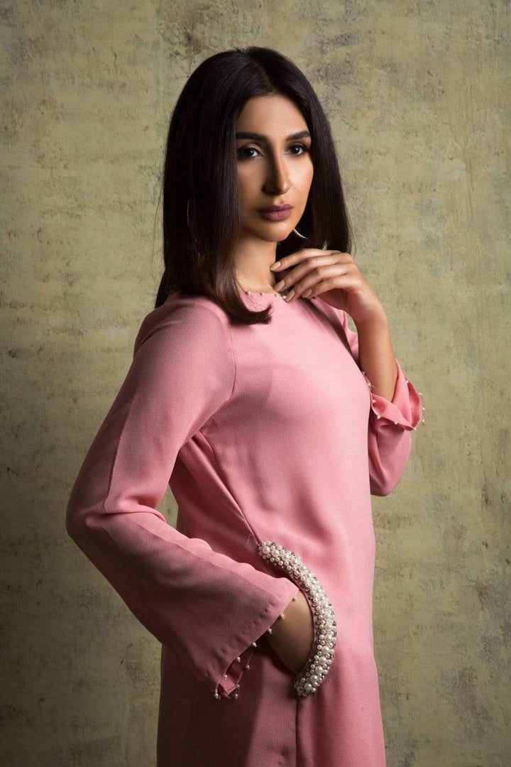 Yasmin Zaman - E-68 - Pink Rose - Georgette - 1 Piece