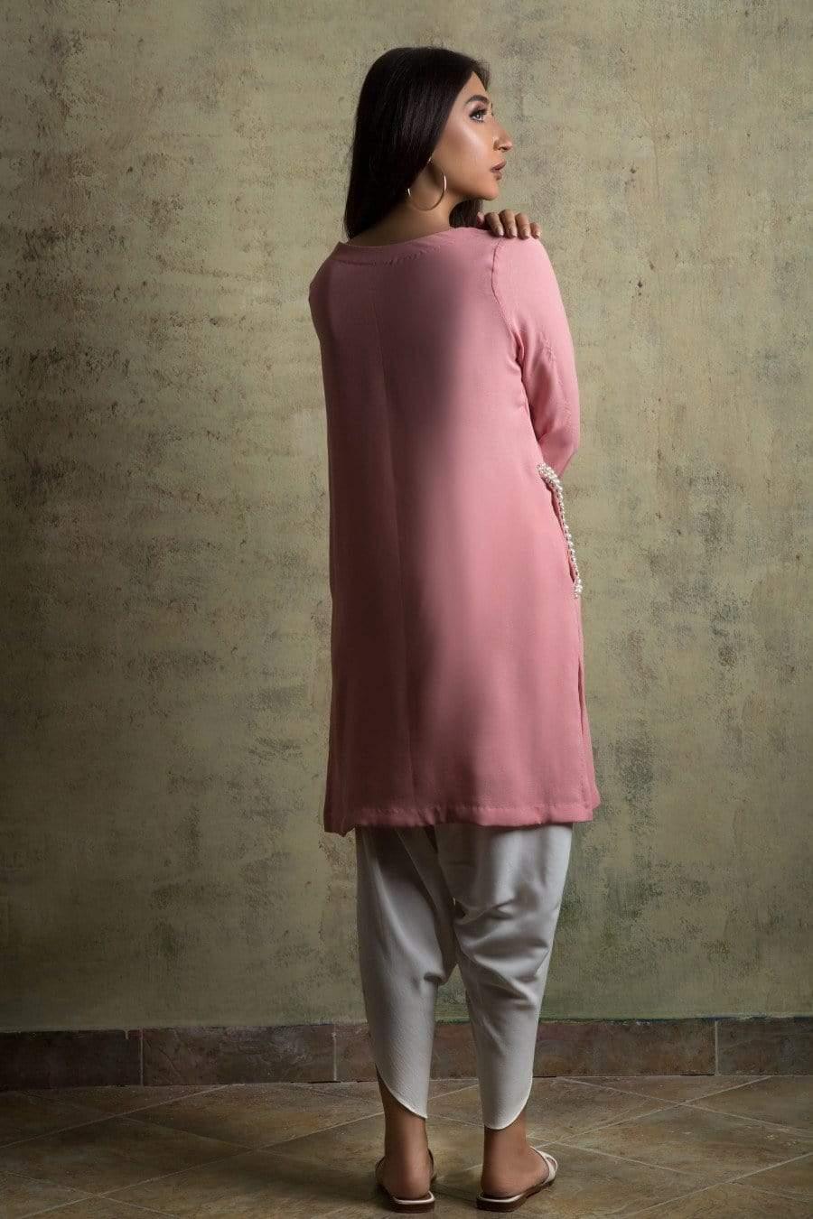 Yasmin Zaman - E-68 - Pink Rose - Georgette - 1 Piece