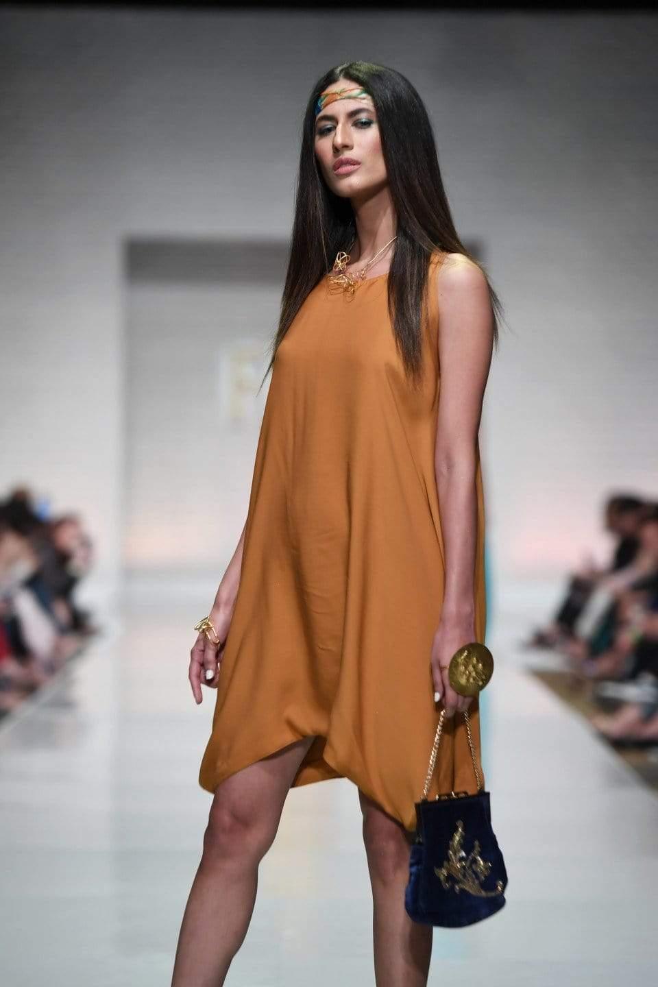 Yasmin Zaman - Mustard Short Dress - 1 Piece