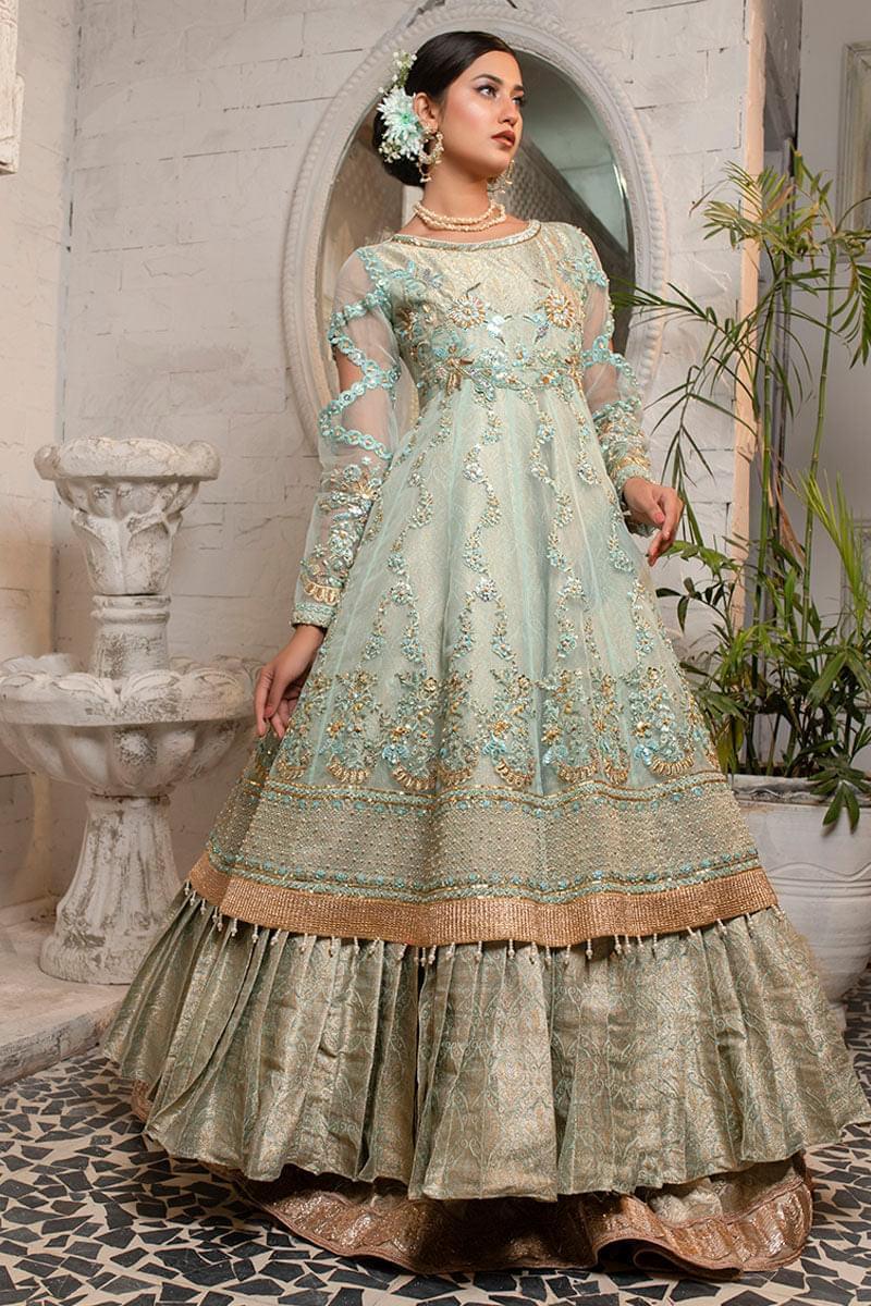Zahra Ahmad - ABIGAIL - Green - Organza - 2 Piece