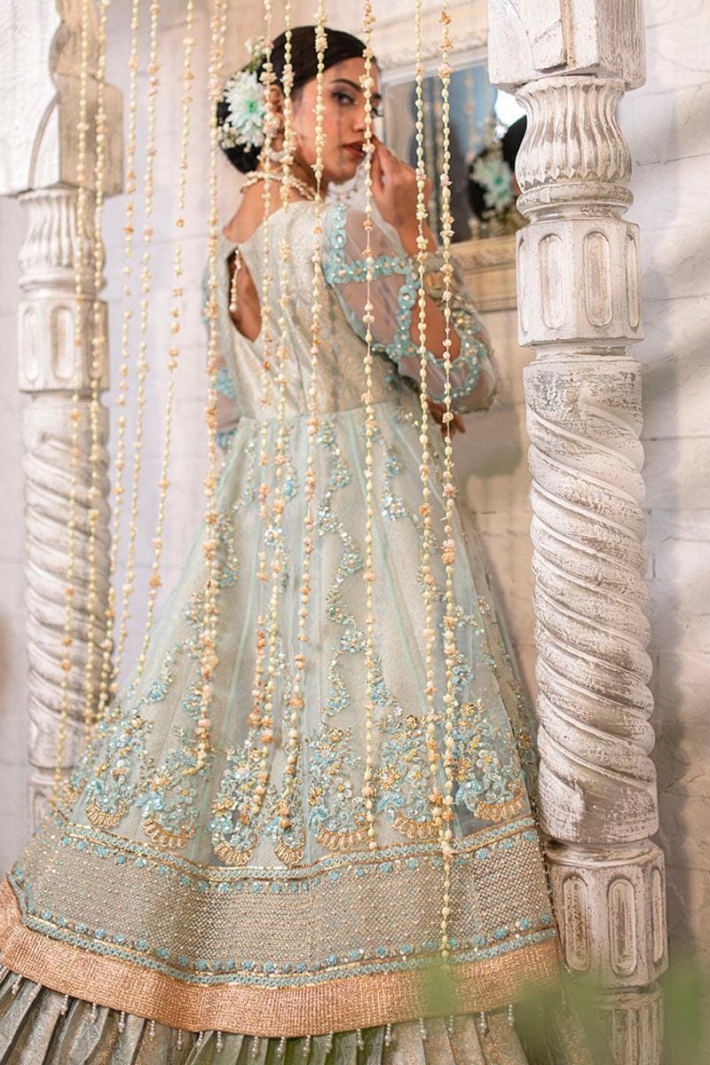 Zahra Ahmad - ABIGAIL - Green - Organza - 2 Piece
