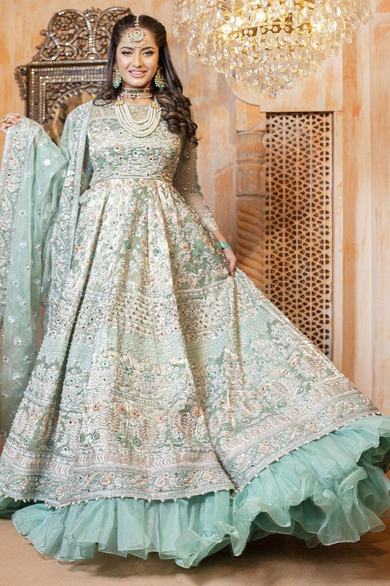 Zahra Ahmad - Feroza - Mint - Multi - 3 Piece