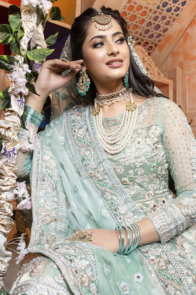 Zahra Ahmad - Feroza - Mint - Multi - 3 Piece