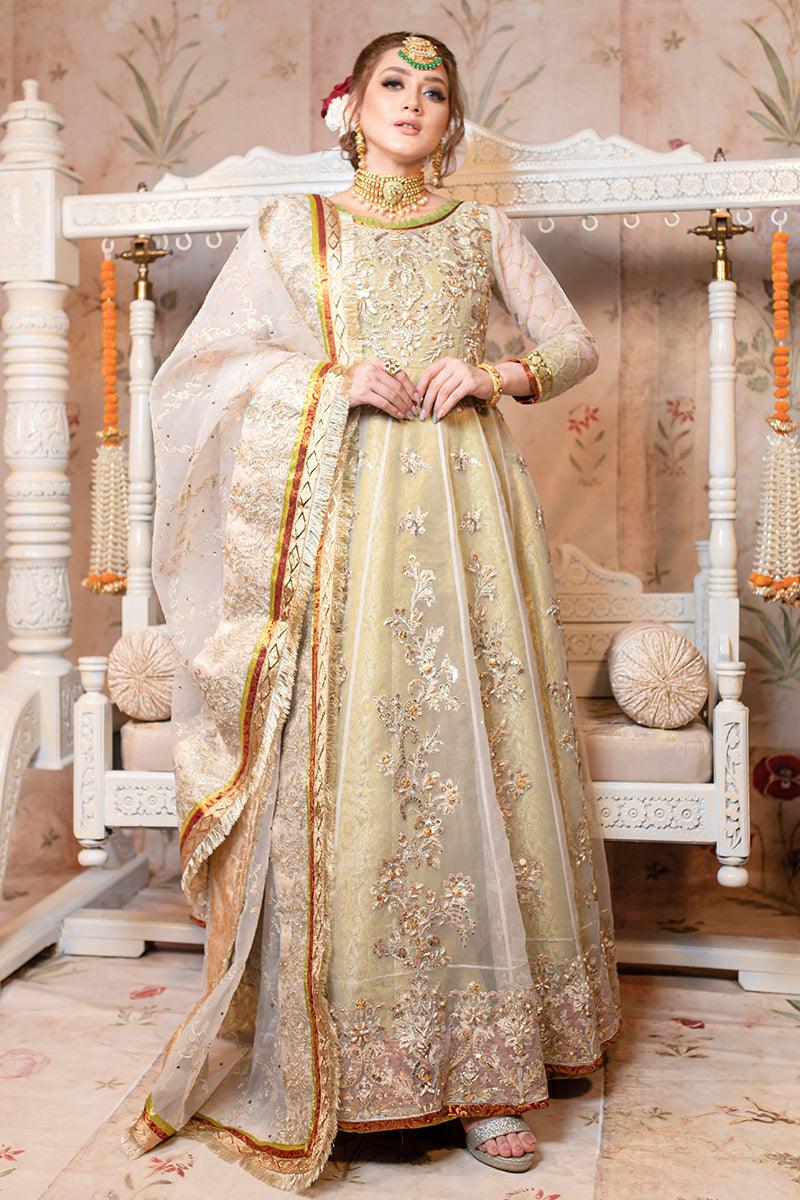 Zahra Ahmad - Mogra Kali - Green - Organza - 2 Piece