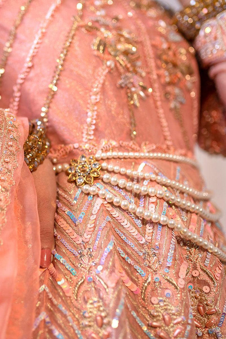 Zahra Ahmad - PEACH GULSHAN - Peach - Multi - 2 Piece