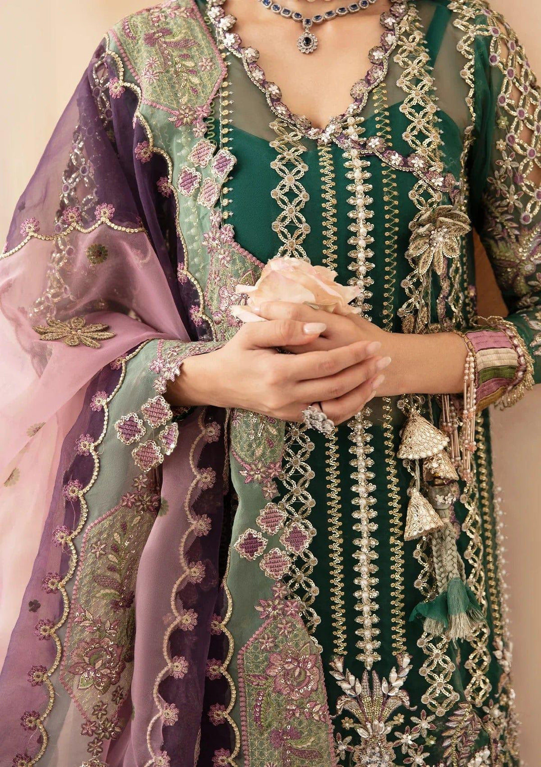 Elaf Premium - ECH-07 AYZEL - 3 Piece - Unstitched - Studio by TCS