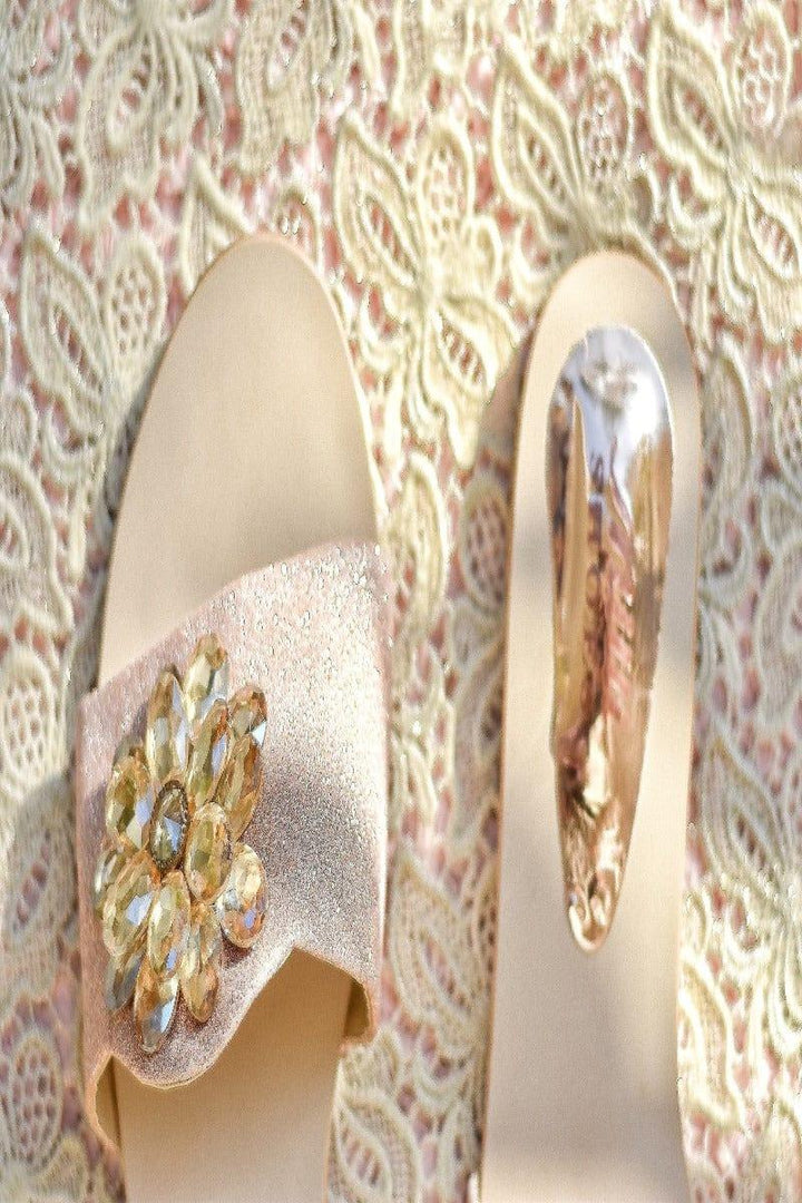 Milli Shoes - Fancy Slides - Peach - 1553 - Studio by TCS