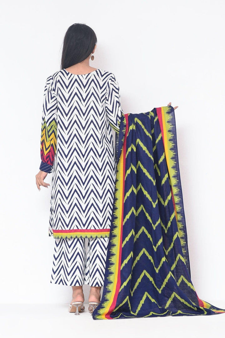 Mizaj - 3 Pc - Unstitched - Vol.02 - Khaddar Shirt, Dupatta and Trousers - Studio by TCS
