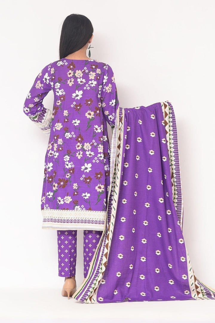 Mizaj - 3 Pc - Unstitched - Vol.02 - Khaddar Shirt, Dupatta and Trousers - Studio by TCS