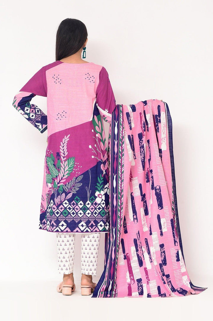 Mizaj - 3 Pc - Unstitched - Vol.02 - Khaddar Shirt, Dupatta and Trousers - Studio by TCS