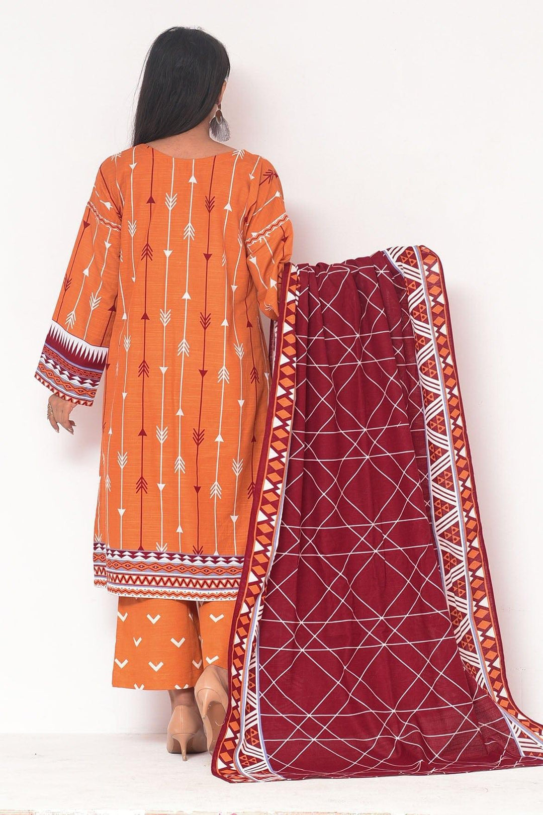 Mizaj - 3 Pc - Unstitched - Vol.02 - Khaddar Shirt, Dupatta and Trousers - Studio by TCS