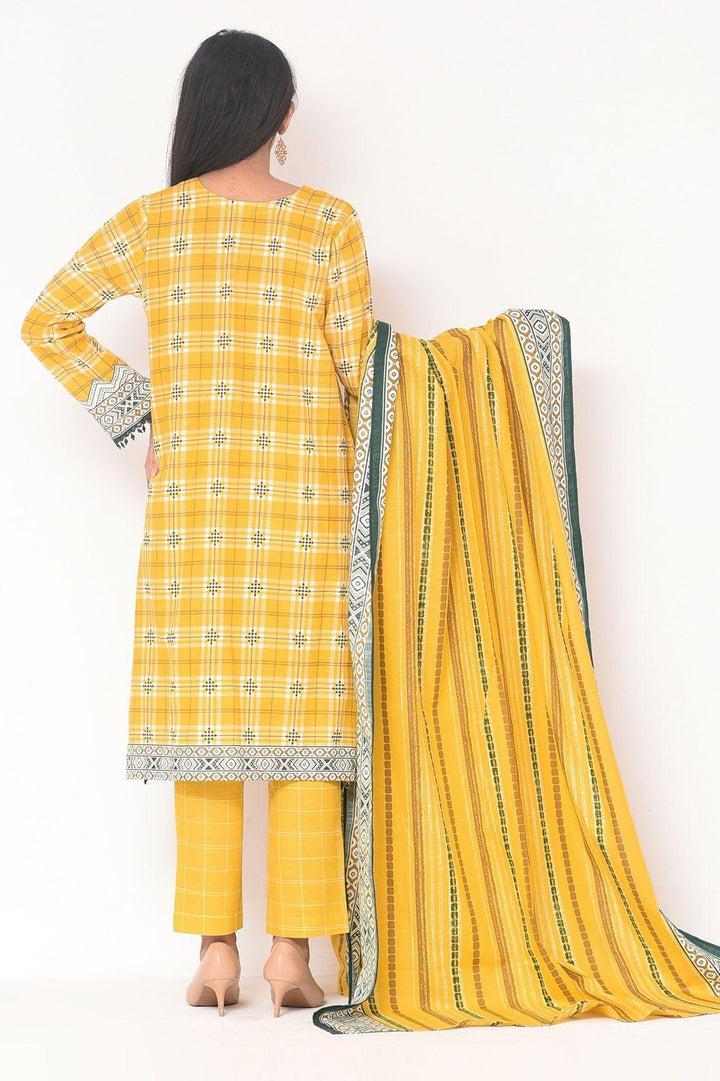 Mizaj - 3 Pc - Unstitched - Vol.02 - Khaddar Shirt, Dupatta and Trousers - Studio by TCS